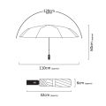 Double Automatic Folding Umbrella. 