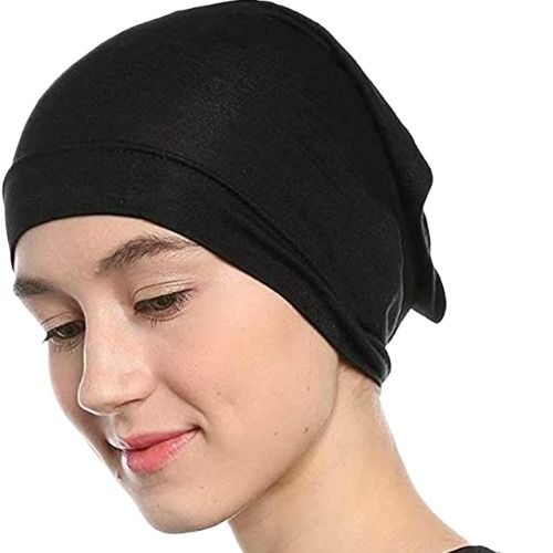 Black Hijab Caps Plain. Black Hijab Cap Simple. Black Hijab Cap for Girls. Black Colour Hijab Cap