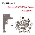 【2023】 Battery LCD Flex Cable Cover Full Screw For iPhone 5S SE 6 6S 7 8 Plus X XR XS 11 12 13 Pro Max inner Metal Bracket Clip Holder. 
