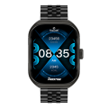 SVESTON PRESTIGE CHAIN SMARTWATCH WITH FREE SILICON STRAP  - AMOLED Display, Bluetooth Smartwatch with 1 year warranty for Android & iOS - Heart Rate Sleep Monitoring, Water Resistant Sports Fitness Tracker, AOD. 