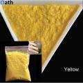 Yellow Flocking Velvet Powder 12grams for Nail Art Manicure and Decoration, Fuzzy Flock Nylon Powder. 