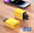 120W fast charging charger cross-border dedicated dual USB + dual Type-c multi-port US and European PD charger. 
