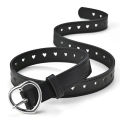 1PCS Children Faux Leather Belt Kids Cute Peach Heart Buckle Belts Girls Waist Belt. 