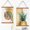 Magnetic Magnetic Poster Frame Poster Hanger Teak Wood Teak Wooden Hanging Scroll Multi-function Hanging Scroll Multi-function. 