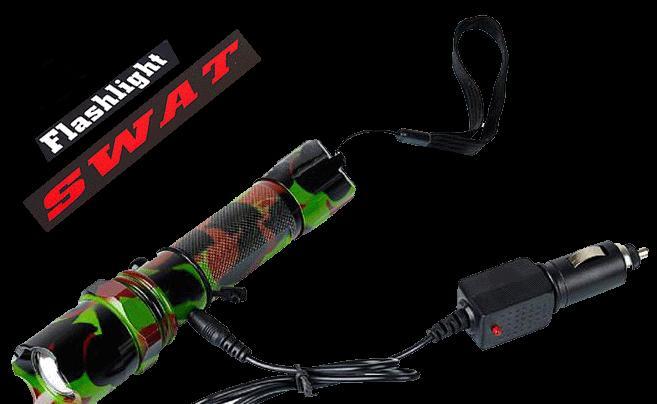Multifunction Rechargeable Swat Flashlight