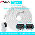 3m/5m/10m/12m extra long USB Type C charging cable fast charging cable data cable suitable for mobile phones universal surveilla. 