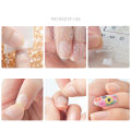 (Pack of 4) Nail Glue Stickers Double side, 24 double side transparent Flexible adhesive tape for women fake nails. 