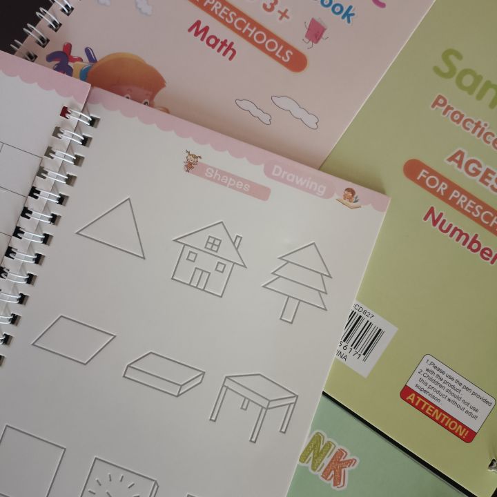 Sank%20Magic%20Book%20//Magic%20Practice%20Copybook%20Set%204%20Books,%20Magic%20Pen%20&%2010%20Ink%20Refills%20%20with1Grip%20Writing%20Handwriting%20%20//%20Math%20Book,%20Drawing%20Book,%20Alphabet,%20and%20Number%20learning%20books%20for%20kids%20//%20pre-school%20learning%20book%20/Sank%20practice%20copybook%20magic%20book%20-%20Image%204