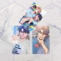 Korean comic sketch Cui Yijing Li Zhoubin 3-inch fan photo card high-looking handsome guy photo card thickened double-sided laser OVERDOESETO. 