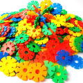 72 Pcs - Colorful Snowflake Building Blocks - Brain and Educational Toys for kids and Boys. 