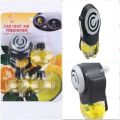 Car Ac Grill Perfume With 3 Refills Lemon Fragrance. 