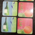 Fruits and Chilli Wood Coasters for Cup Holders Drink Coaster Cup Mat Car  Accessories. 