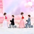 Wedding Couple Ornament Romantic Marriage Proposal Lover Valentine's Day Ornament. 