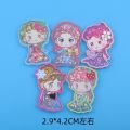 Acrylic Noctilucence Princess DIY Hand made Childern Hair Pin Necklace Material Store Cases Ornament Accessories. 