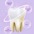 Hismile V34 Purple Toothpaste – Colour Corrector & Teeth Whitening Booster for Yellow Stains (30ml). 