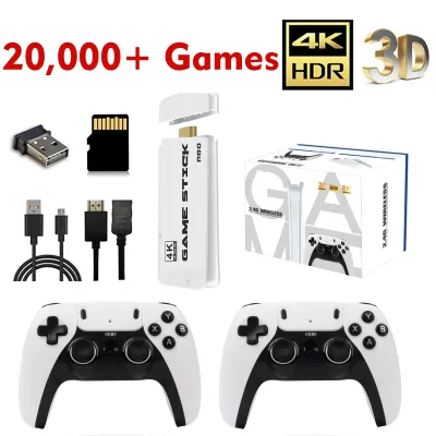 M15 Game Stick 4K / M8 Game Stick 4K / X2 Plus Game Stick 4K / X2-Pro Game Stick 4K / X6 Game Stick 8K, 64 GB 20,000 / 40,000 Plus built in games and Video Game Console Retro Classic Games 2.4G Double Wireless Controller for PS1/GBA/SNES