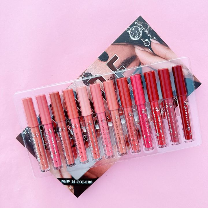 Anthaway%20-%20Pack%20of%206%20&%2012%20Matte%20Nude%20Lip%20gloss%20Tray%20-%20Image%203