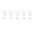 Piercing for Nose Ear Cartilage Discs with Round Ring Anti-sagging Piercing Healing Silicone Discs Fixed Rings Anti Hyperplasia. 