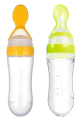 Soft-Squeeze Baby Spoon Feeder Bottle ndash  Mess-Free First Stage Feeding for Infants. 