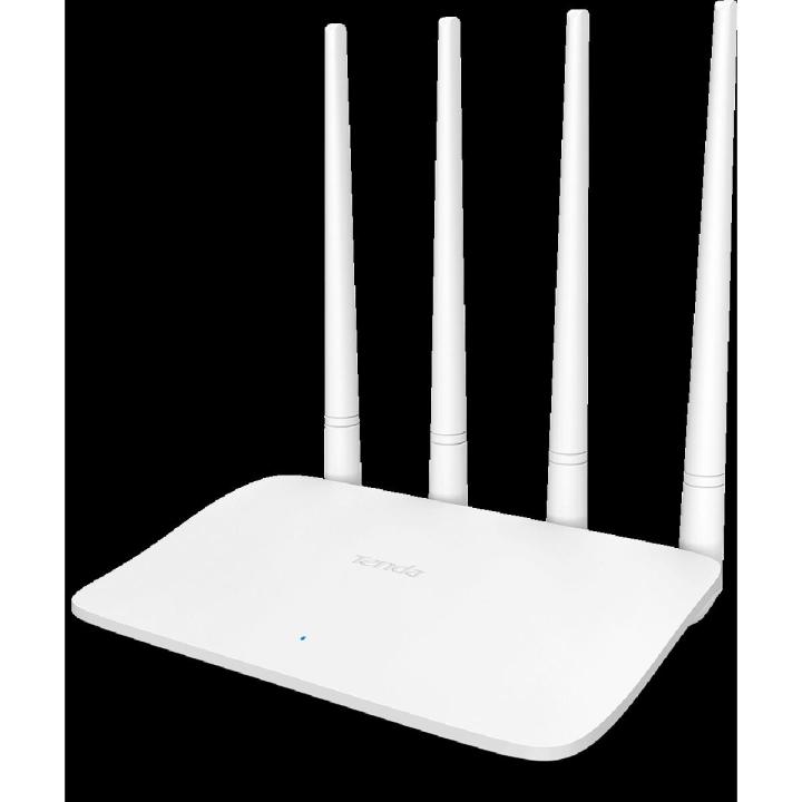 Tenda F6 Wifi Router 4 in 1 Multifunctional Router Extender 300Mbps Speed 4 Antenna Bandwidth Control Router