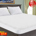 Waterproof Mattress Cover Single and Double Bed Breathable Terry Mattress Protector Fitted Bed sheet King Bed. 