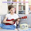 Mini Bluetooth Speaker with Wireless Microphone - Karaoke, TF Card, FM Play, Hi-Fi Bass, and Free Talk - Perfect Children's Birthday Gift. 