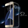Samsung Galaxy S7 Edge Flexible Case Soft Slim Jelly Transparent Clear TPU Cover. 