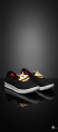 Premium Kids’ Black Slip-On Walking Shoes – Cute Cartoon Character, Lightweight & Durable. 