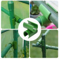10Pcs Multifunctional Cross-Type Rotatable Plastic Fixed Clamp Connector Plant Fastener for Greenhouses. 