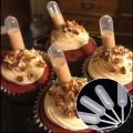 12 PCs Plastic Squeeze Pipettes Transfer 4ml Suitable for Chocolate, Cupcakes, Strawberries, Mini Cakes Tools & Accessories. 