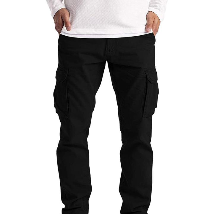 Classics Men's Cargo Jogging Black Trousers