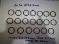 20 Pcs O-Ring 23X2.5 - Inner Dia:23mm X Thickness:2.5mm and Outer Diameter: 28mm ORing. 