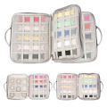 48 Slots Portable Wrist Watch Strap Storage Bag Travel Double Layer Watchband Charging Cable Organizer Holder Pouch Case. 