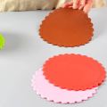Set of 2 Heat Resistant Silicone Mats Pads for Cup Mug Coffee Coaster for Table Protection, Housewarming Gifts. 