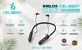 Magnetic Wireless Neckband |Wireless Stereo Classic Headphones for Sports With Clear Mic and Display. 