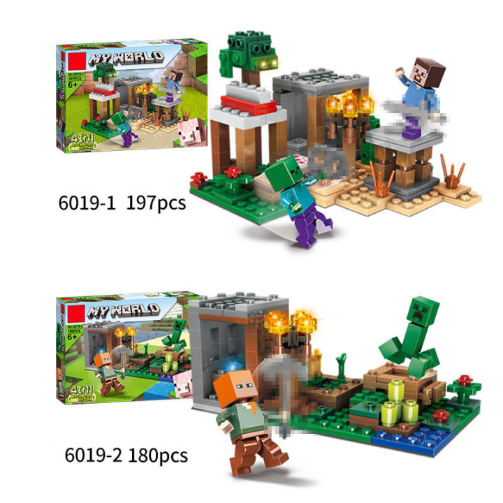 "Big%20My%20World%20Minecraft%20Building%20Blocks%20Set%20%E2%80%93%20Creative%20Lego-Compatible%20Bricks%20for%20Kids%20%7C%20Construction%20Building%20Block%20Sets%20%7C%20Educational%20STEM%20Toys%20for%20Boys%20and%20Girls%20%7C%20Minecraft%20Style%20Lego%20Blocks%20and%20Bricks"%20-%20Image%202
