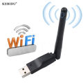 Kebidu WIFI USB Adapter MT7601 150Mbps USB 2.0 WiFi Wireless Network Card 802.11 B/g/n LAN Adapter with Rotatable Antenna. 