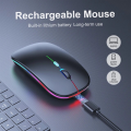 HP Ultra Slim Dual Mode Bluetooth mouse Rechargeable Battery Gaming RGB USB Wireless Optical Mouse With Silent Clicks Black 2.4G Backlit Mice – Plug and Play. 