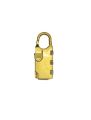 To reset the combination on a 3-digit password combination lock for a suitcase or travel bag, follow these steps:. 