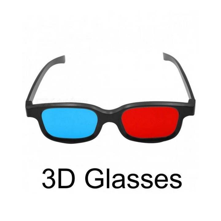 3D Glasses Anaglyph Red Cyan 3D Glasses For Videos Pictures 3D Plastic Glasses