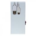 Android Mini PC TV Stick Holder (All in one Dock) - White. 