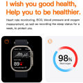 T800/T900/U8 Ultra Smart Watch for Men Women 1.99"/2.19"/1.44" Screen Touch Bluetooth Call Sports Heart Rate Sleeping Monitoring Smartwatch Series 8. 