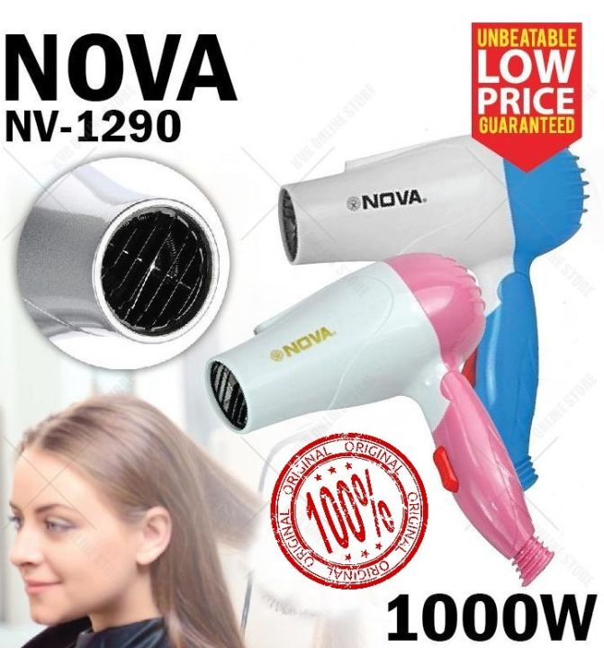 Nova%201290%20Professional%20Foldable%20Hair%20Dryer%201000W%20(Multicolor)%20-%20Image%202