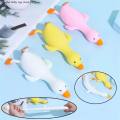 XUECHUANGYING Novelty Random Color Antistress Animal Duck Stress Relief Kill Time Decompression Toy Fidget Toy Squeeze Ball Squish Toy. 