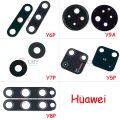 2PCS Back Rear Camera Lens Glass Cover Replacement Cover For Huawei Y5P Y6S Y6P Y7P Y8P Y9A-Y6P 2020. 