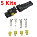 New Car Part 2 Pin Way Sealed Waterproof Electrical Wire Auto Connector Plug Set. 