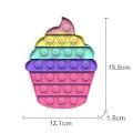 Candy and Ice Cream Fidget Pop It Toy - Learning and Educational for Girls and Boys - Adults Toys Stress Relief Pop Pits Toys - Kid Fidgets Poppet A R779 POPP. 