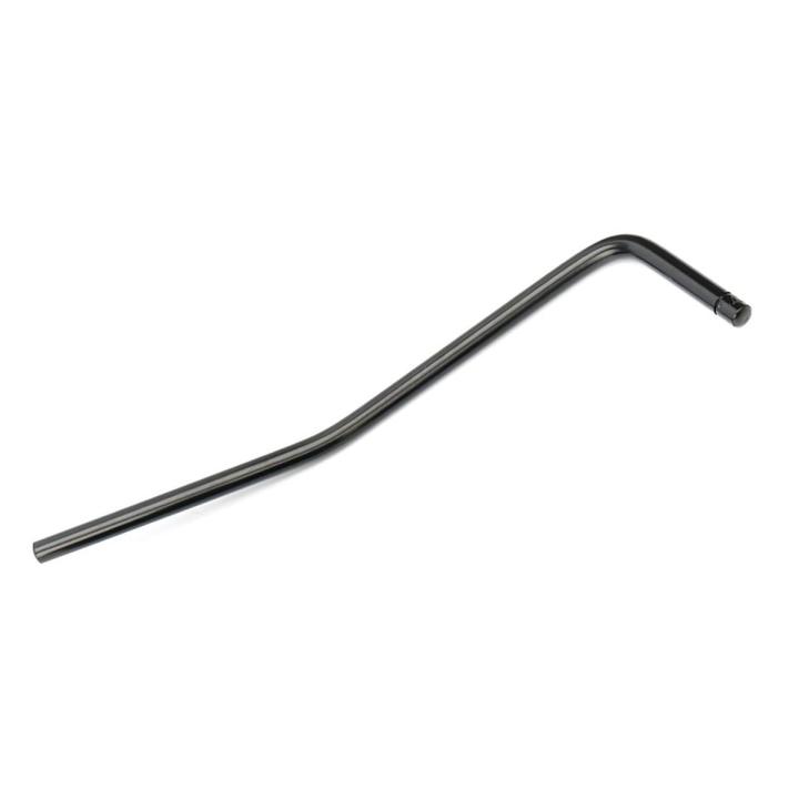 Direct Insertion Style Electric Guitar Tremolo Arm Whammy Bar - Chrome - Black / Insert Part Diameter 6mm