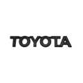 Set Of 5 Logos / Emblems For Toyota Corolla Altis Grande X in Black Color Matte Finishing. 