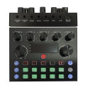 V8S V8  Sound Card with Bluetooth Professional Recording Mixer Audio Interface Studio Phantom Power PC Microphone for Live Stream. 